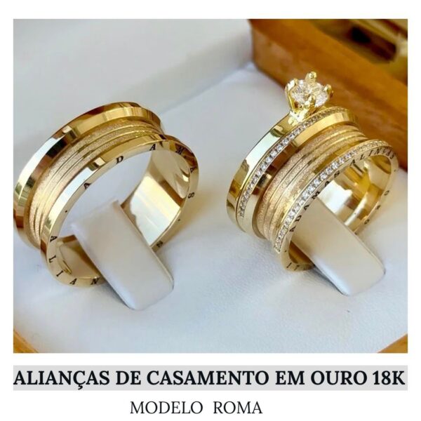 ALIANÇAS DE CASAMENTO - ROMA