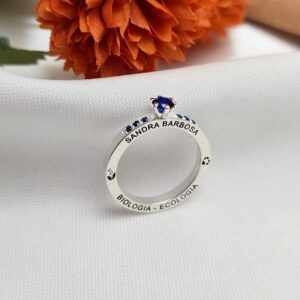ANEL FORMATURA - FEMININO PRATA 925