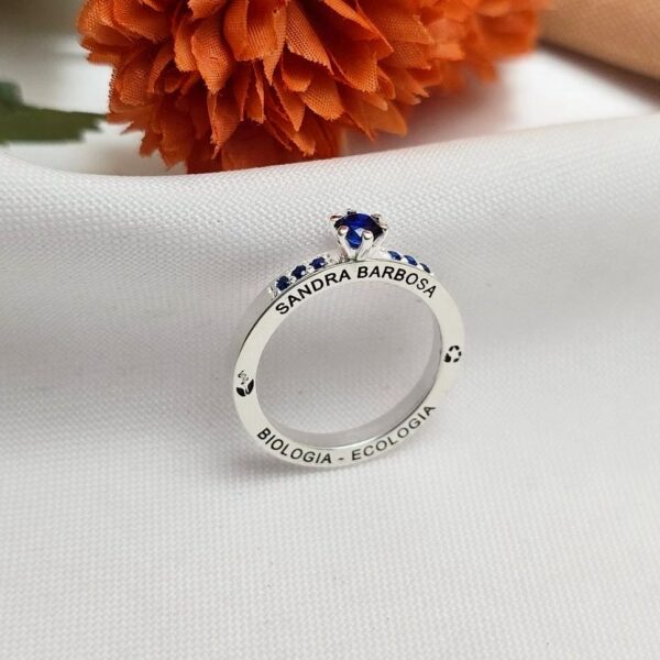 ANEL FORMATURA - FEMININO PRATA 925