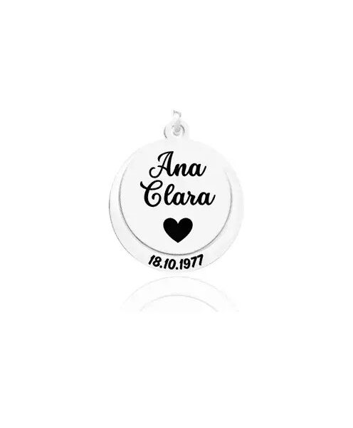 PINGENTE PERSONALIZADO PRATA 925