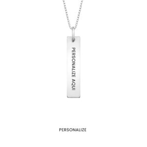 MEDALHA RETANGULAR PERSONALIZADA
