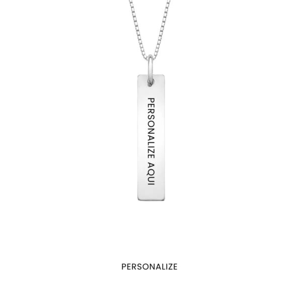 MEDALHA RETANGULAR PERSONALIZADA