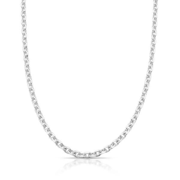 CORRENTE DE PRATA ELOS CADEADO 3MM