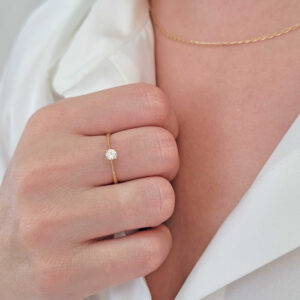 ANEL DE OURO 18K